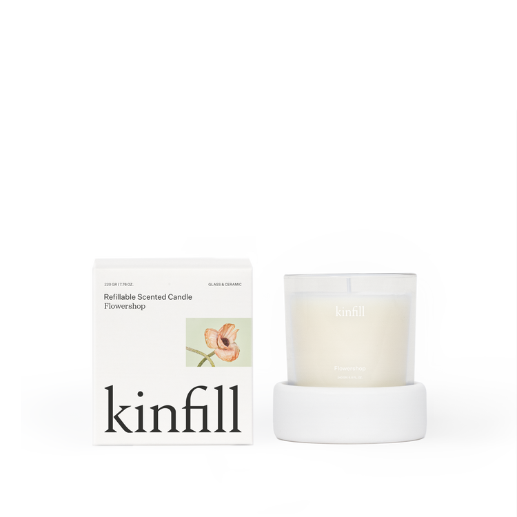 Flowershop Refillable Candle