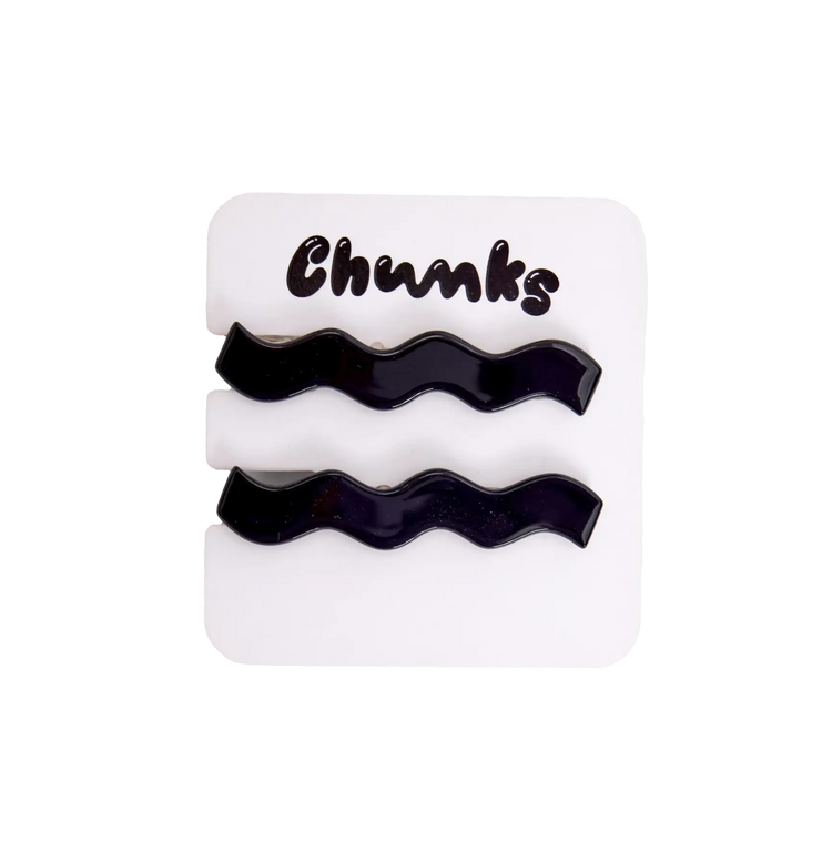 Allie Clips in Black