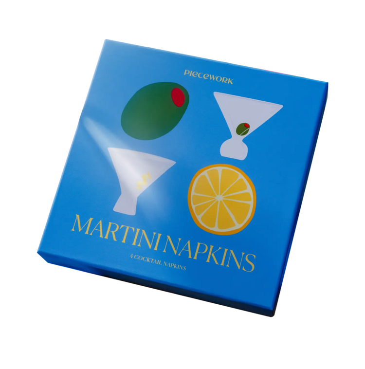 Martini Cocktail Napkins - Set of 4