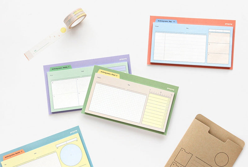 Archiving Sticky Memo - Weekly