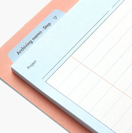 Archiving Sticky Memo - Step