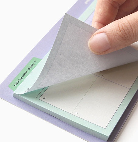Archiving Sticky Memo - Weekly