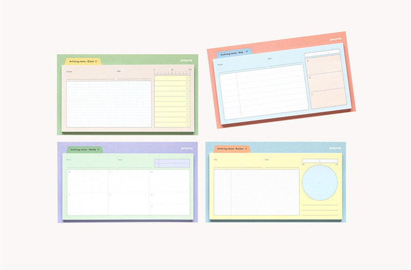 Archiving Sticky Memo - Check