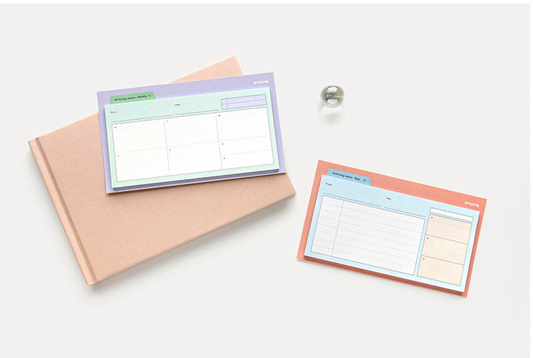 Archiving Sticky Memo - Weekly