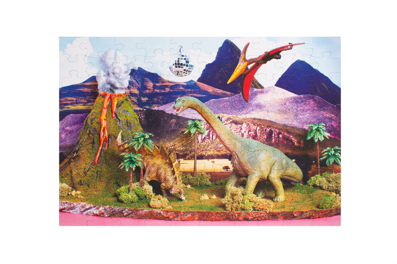 Dino Discotheque 100 Piece Puzzle