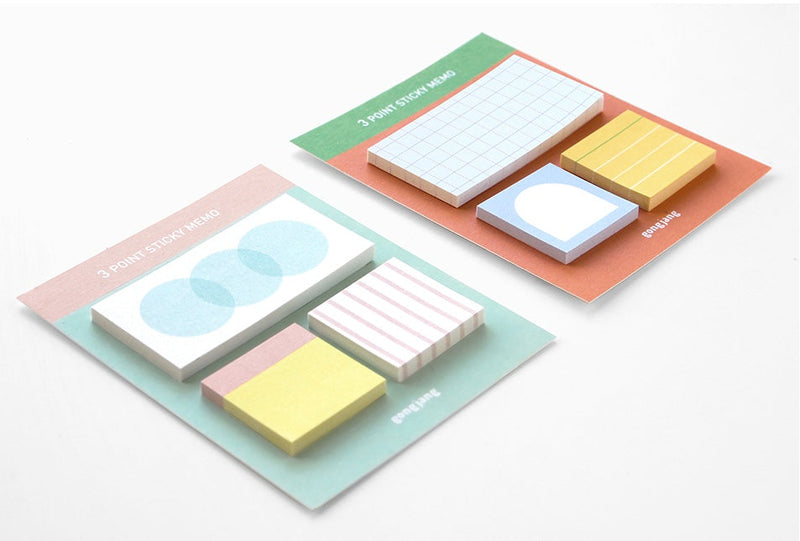 3 Point Sticky Memo