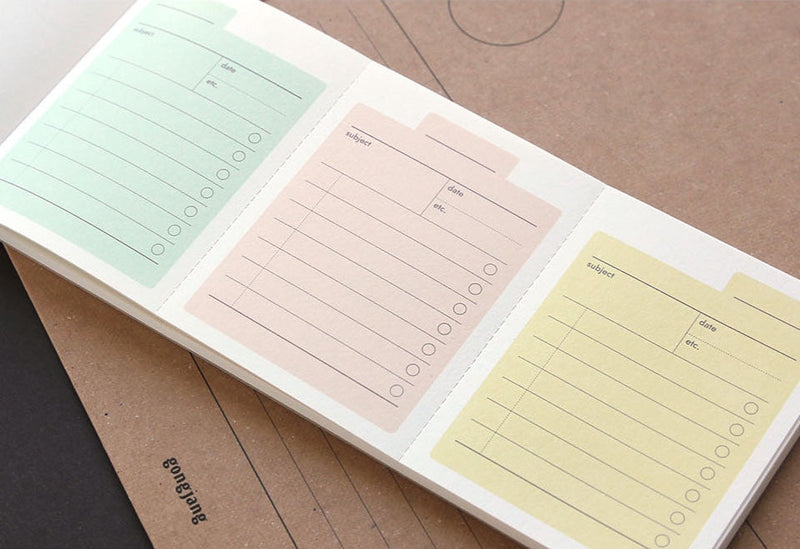 Archiving Memo Pad - Check