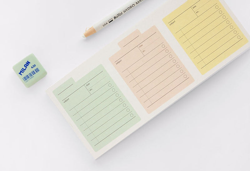 Archiving Memo Pad - Check