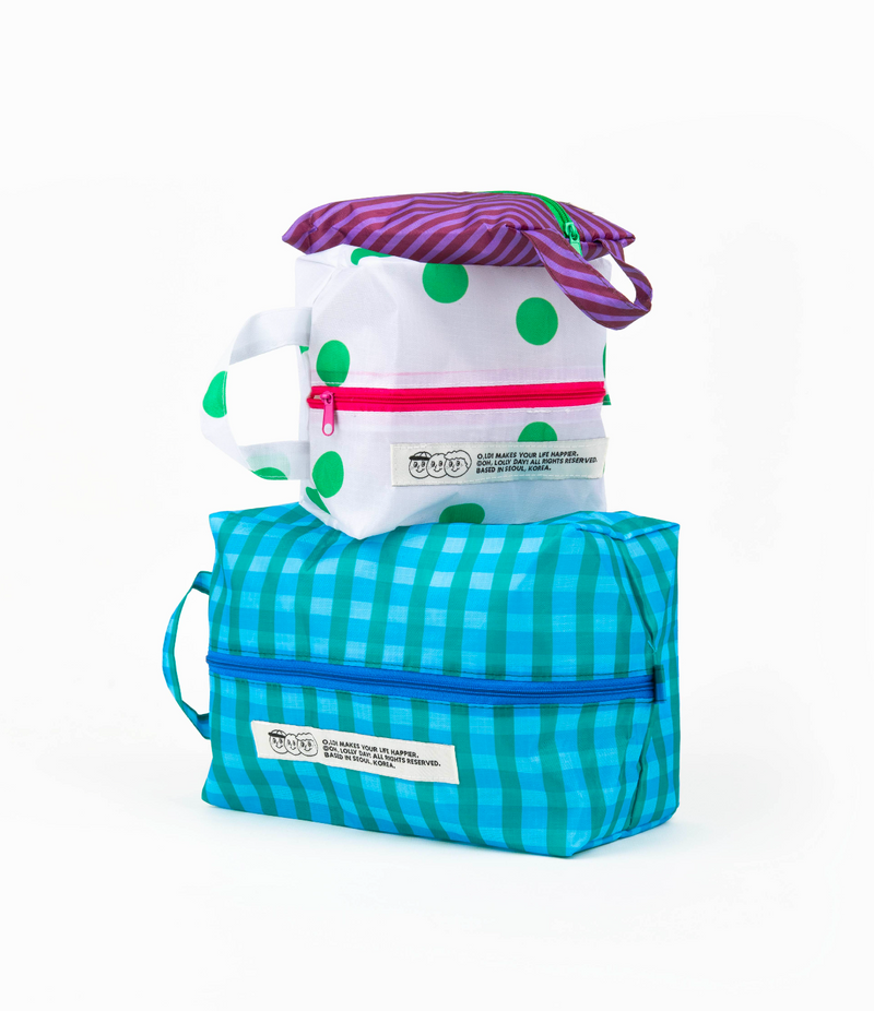 3 Brothers Patterned Pouch Trio