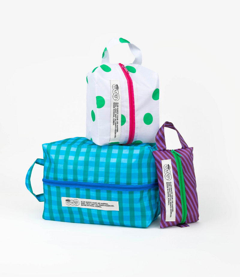 3 Brothers Patterned Pouch Trio