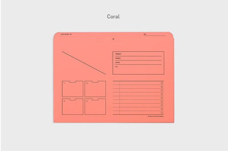 A4 Archiving File