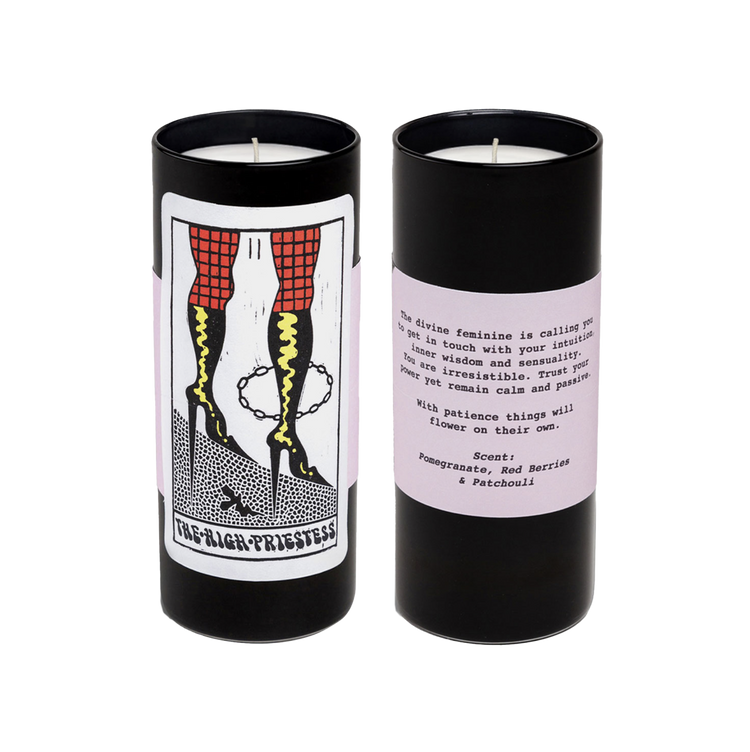 High Priestess Tarot Candle