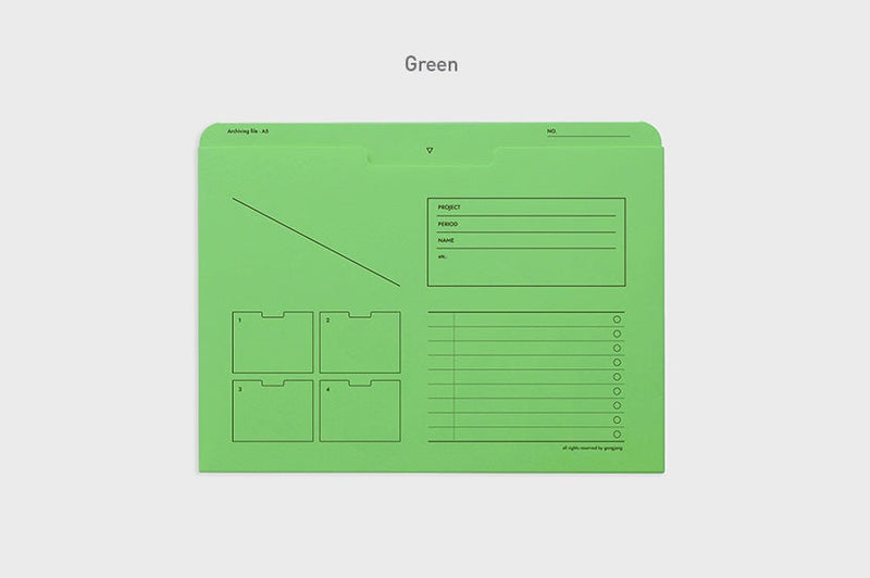 A5 Archiving File