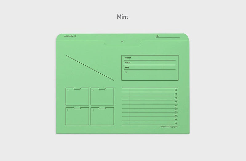 A5 Archiving File