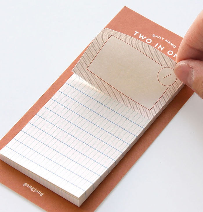 Two in One Sticky Memo - Daily