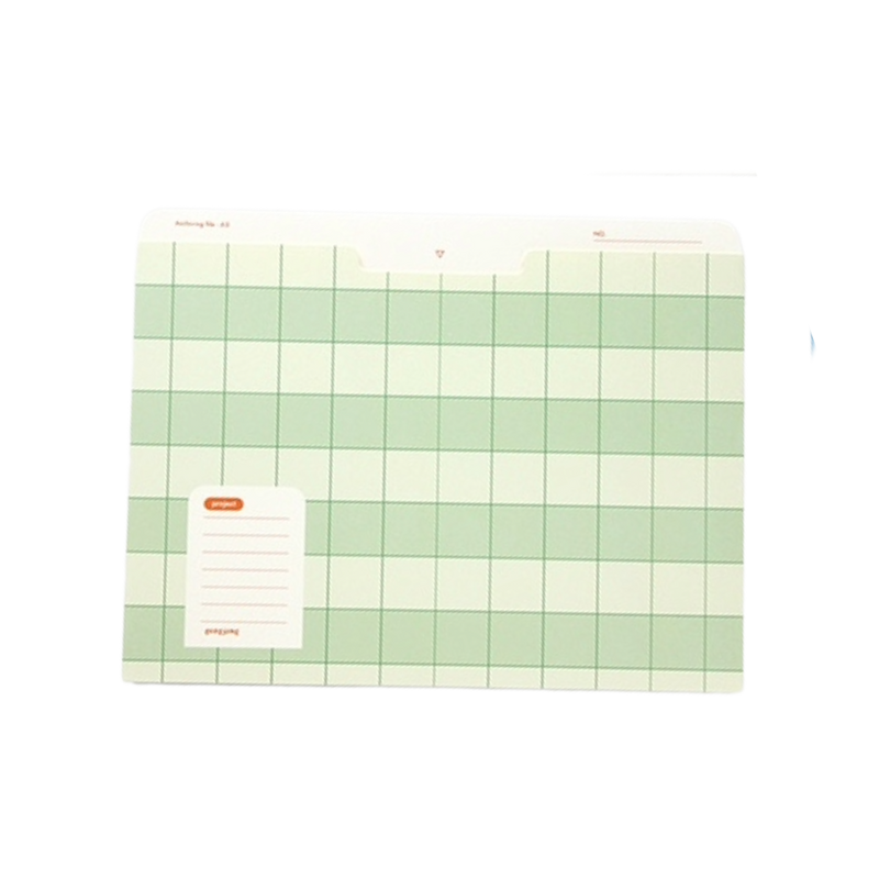 A5 Archiving Grid File - Apple Green