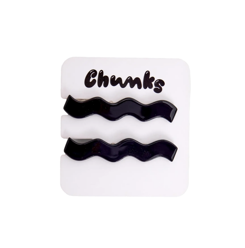 Allie Clips in Black
