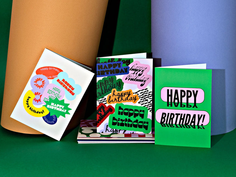 Good Thanks Paper - Shapes Birthday Card