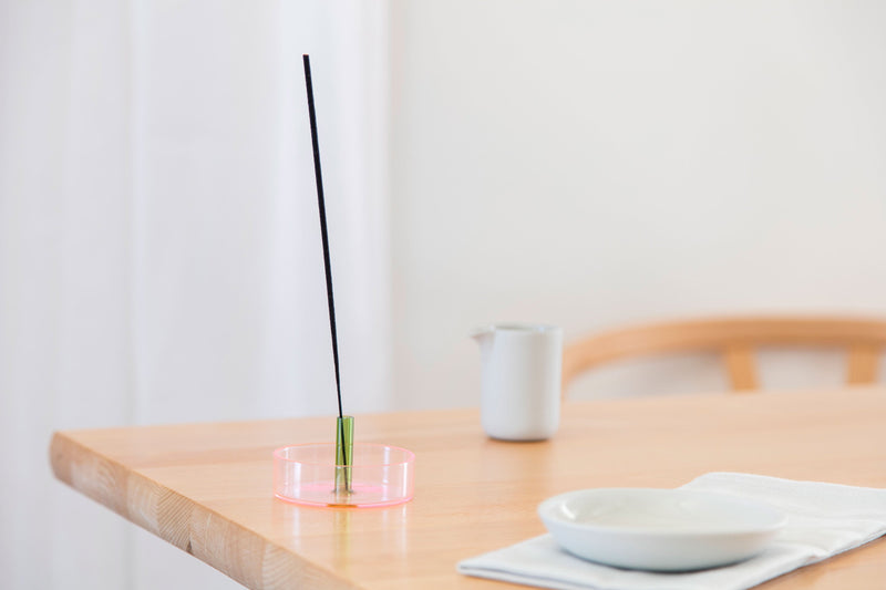 Duo Tone Glass Incense Holder