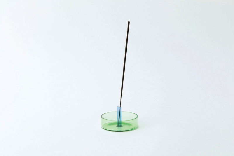 Duo Tone Glass Incense Holder