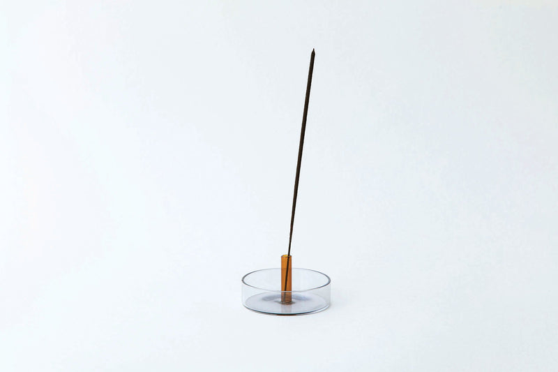 Duo Tone Glass Incense Holder