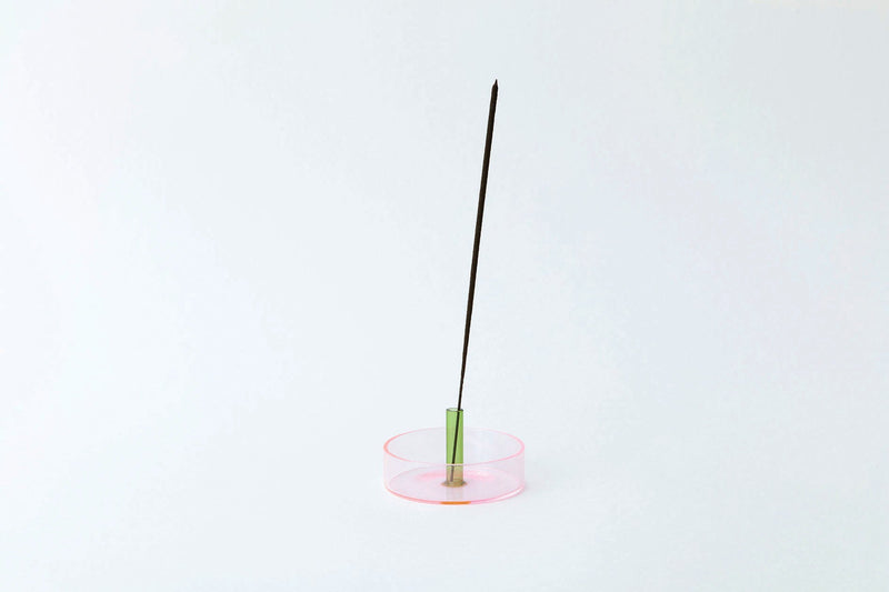 Duo Tone Glass Incense Holder