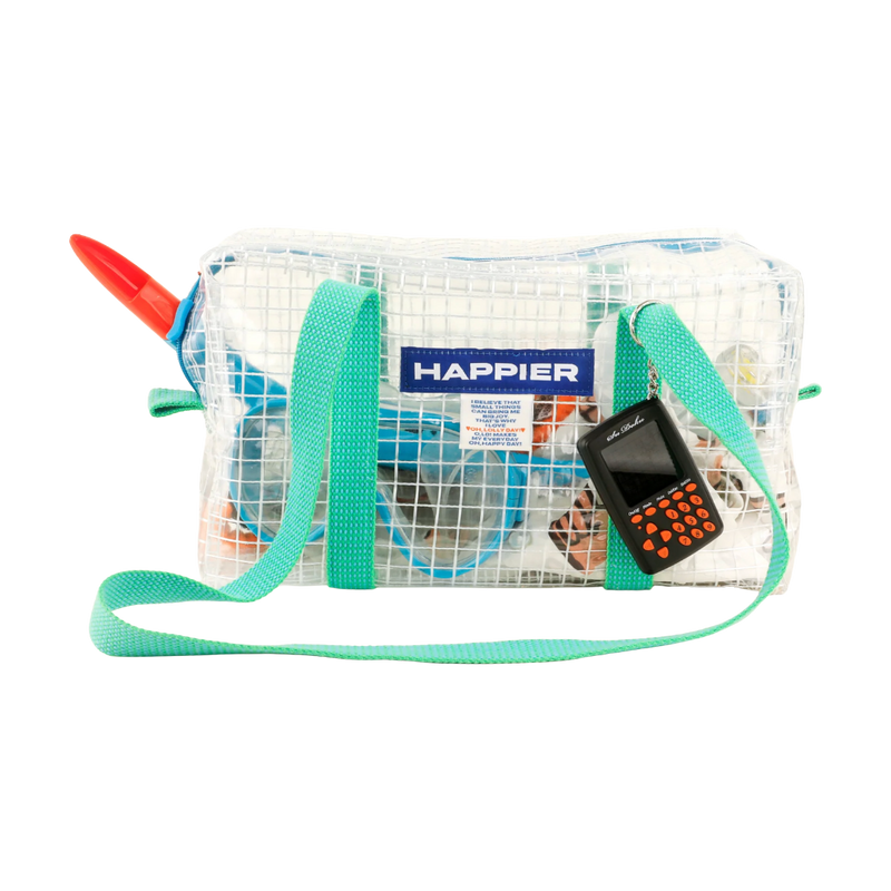 Happier Label Clear Brick Bag