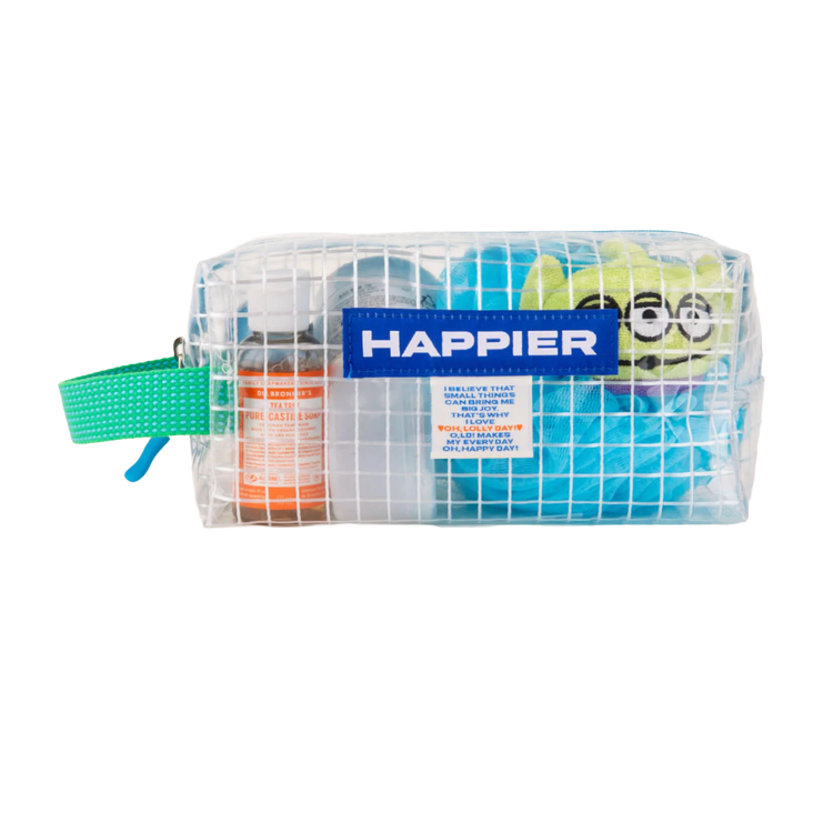 Happier Label Clear Brick Pouch