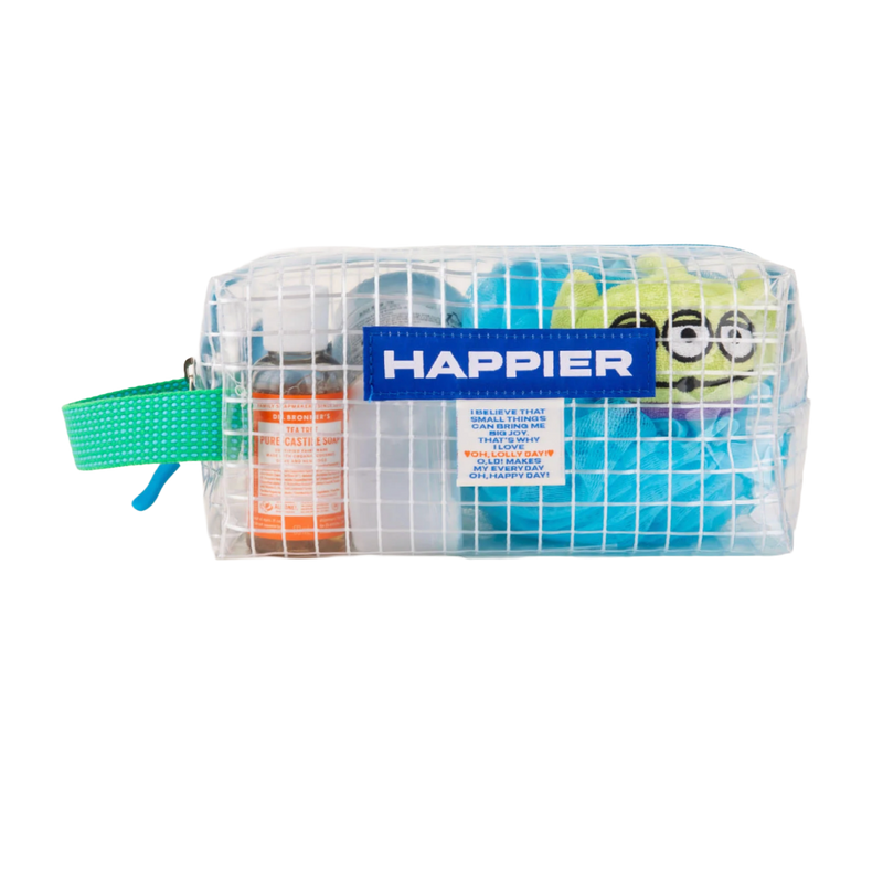 Happier Label Clear Brick Pouch