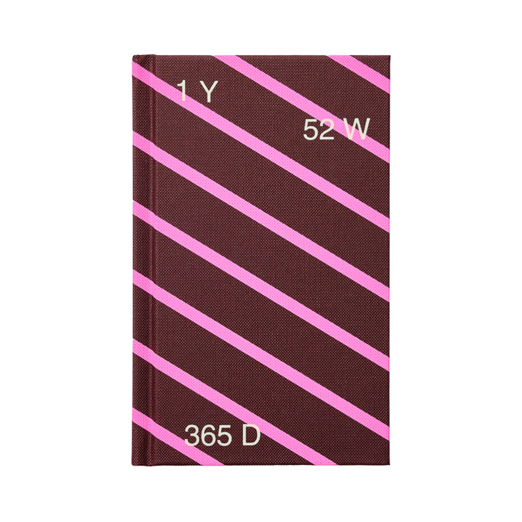 Striped Undated Diary