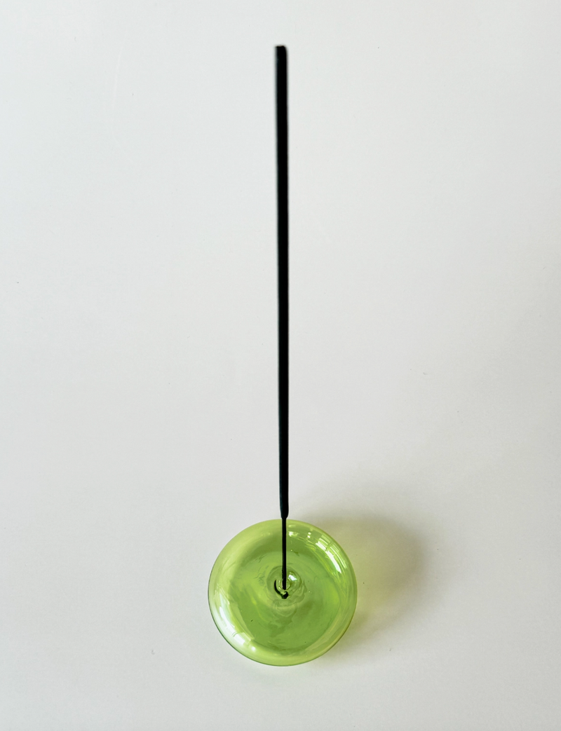 Bubble Incense Holder in Translucent Glass