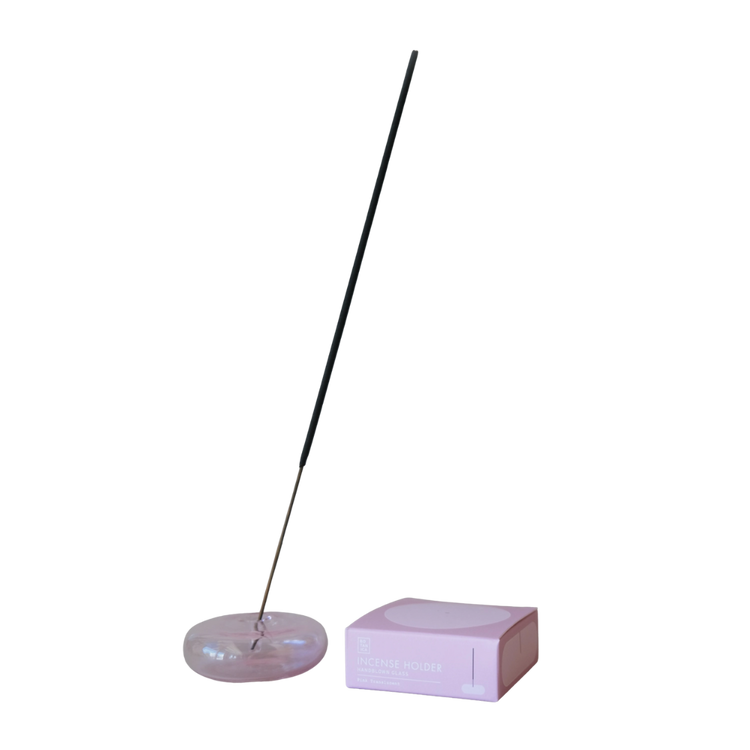 Bubble Incense Holder in Translucent Glass