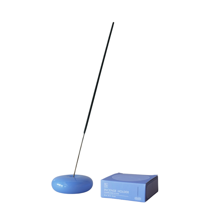 Bubble Incense Holder in Milk Glass
