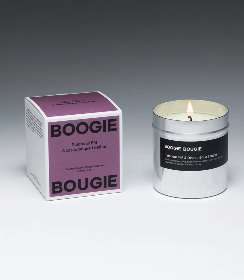 Patchouli FM & Discotheque Leather Candle