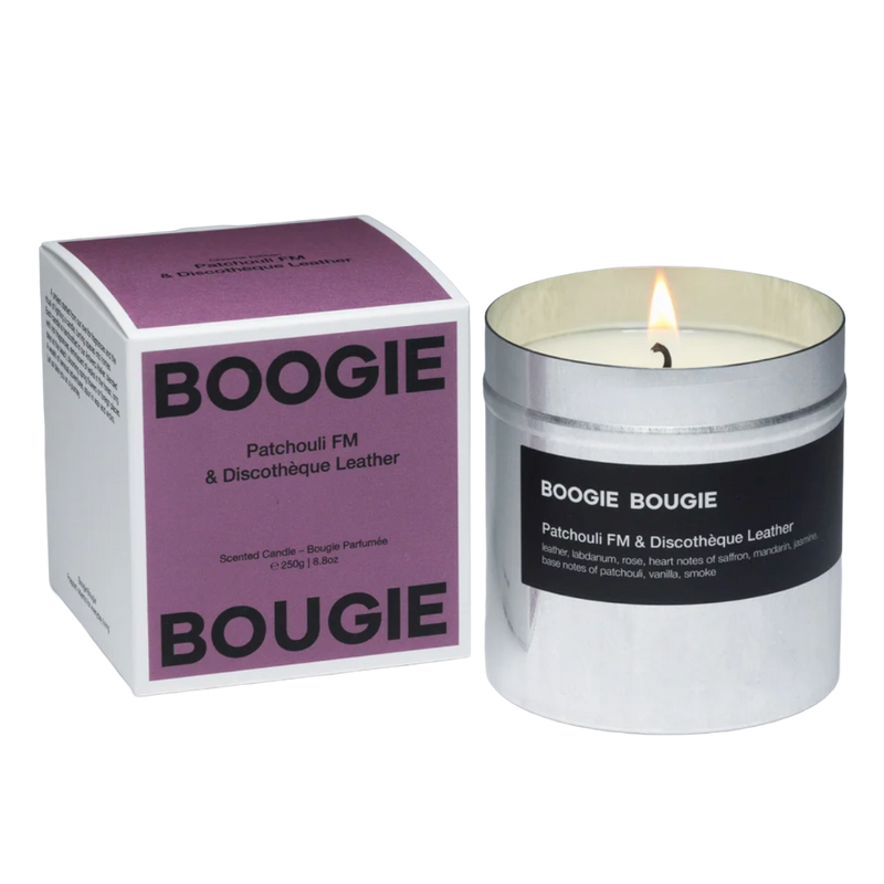 Patchouli FM & Discotheque Leather Candle