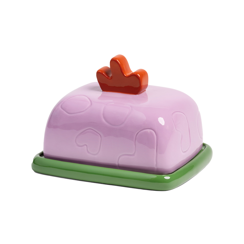 Butter Dish Sketch Lilac