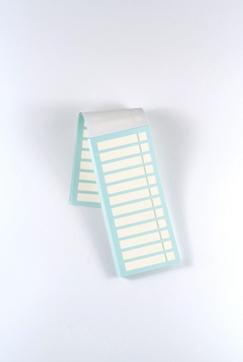 Check List Memo Pad in Mint Block