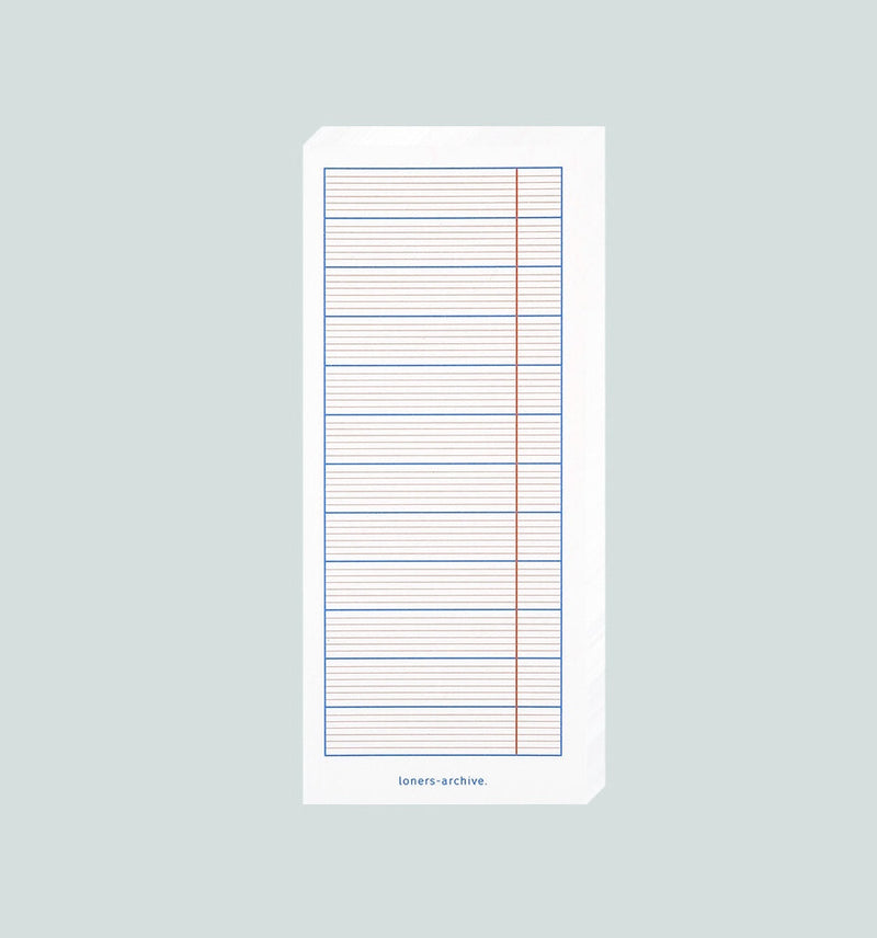 Check List Memo Pad in Navy