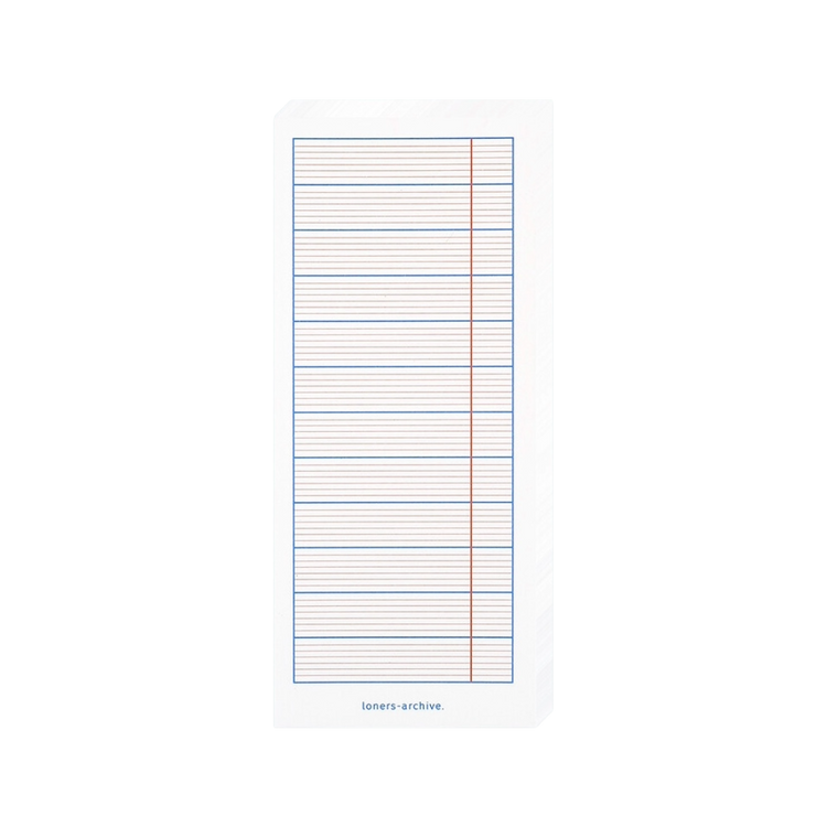Check List Memo Pad in Navy