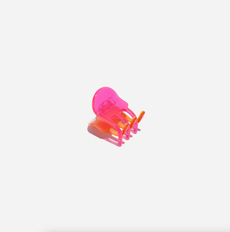 Mini Claw in Orange + Pink