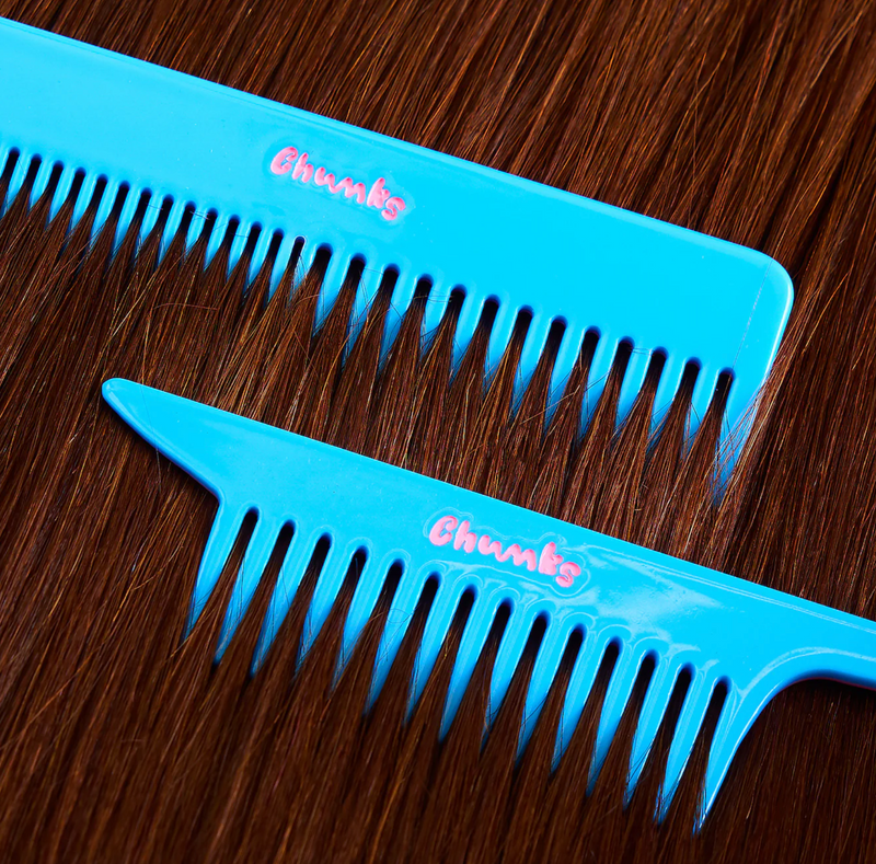 Dual Comb in Blue + Pink