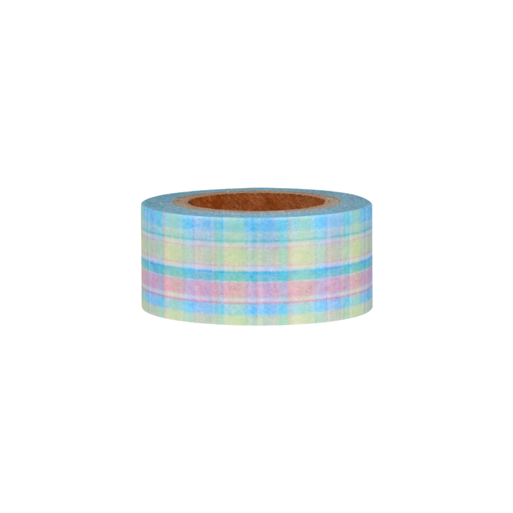 Cotton Candy Check Masking Tape