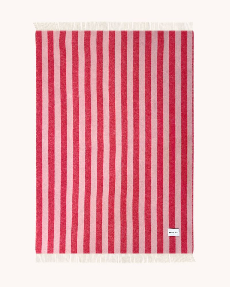 Candy Wrap Blanket in Pink Cherry