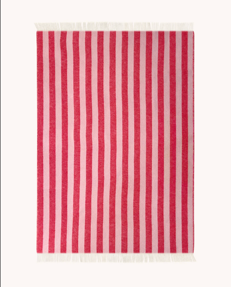 Candy Wrap Blanket in Pink Cherry