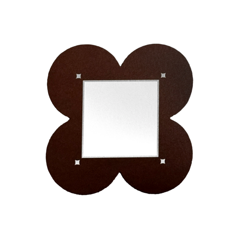 Shape of Heart Card - Clover