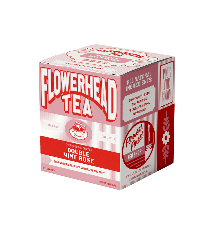 Double Mint Rose Tea Bags