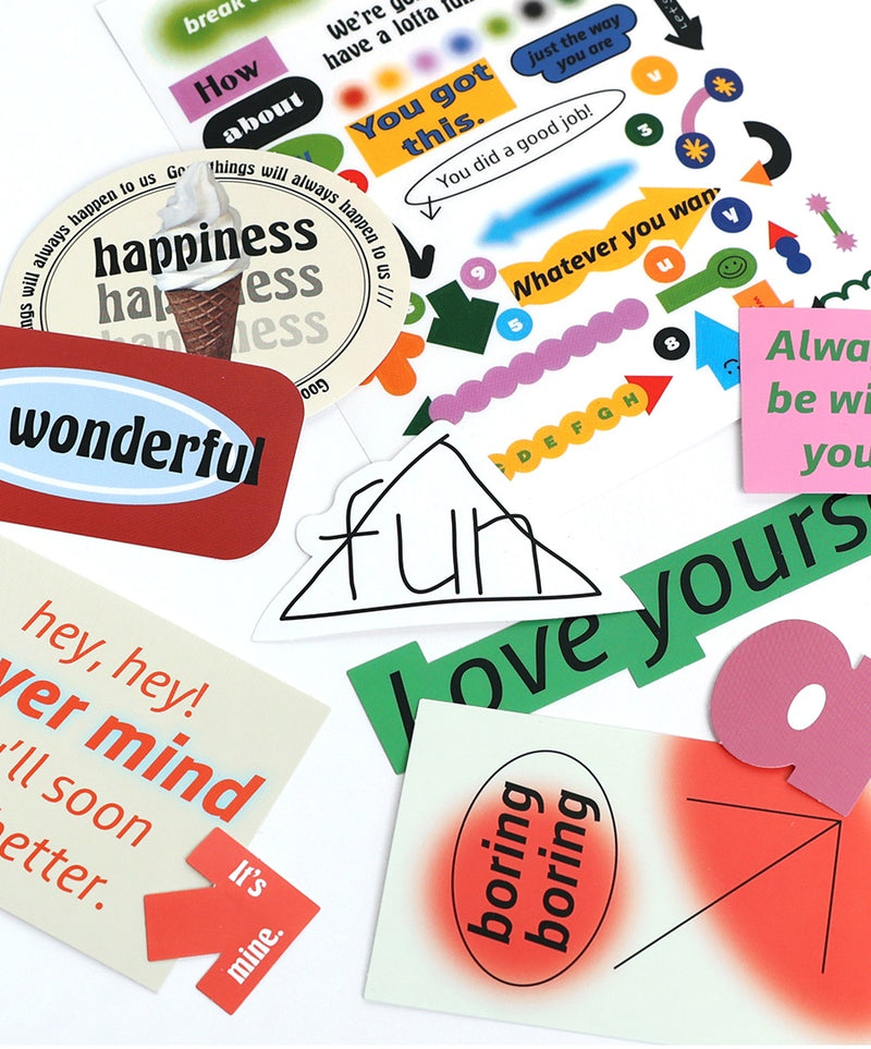 In the Mood Lettering Sticker Pack