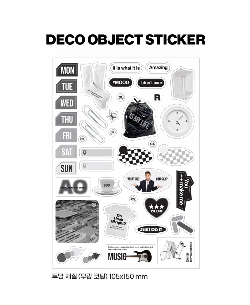 Piece of Mono Postcard & Sticker Pack