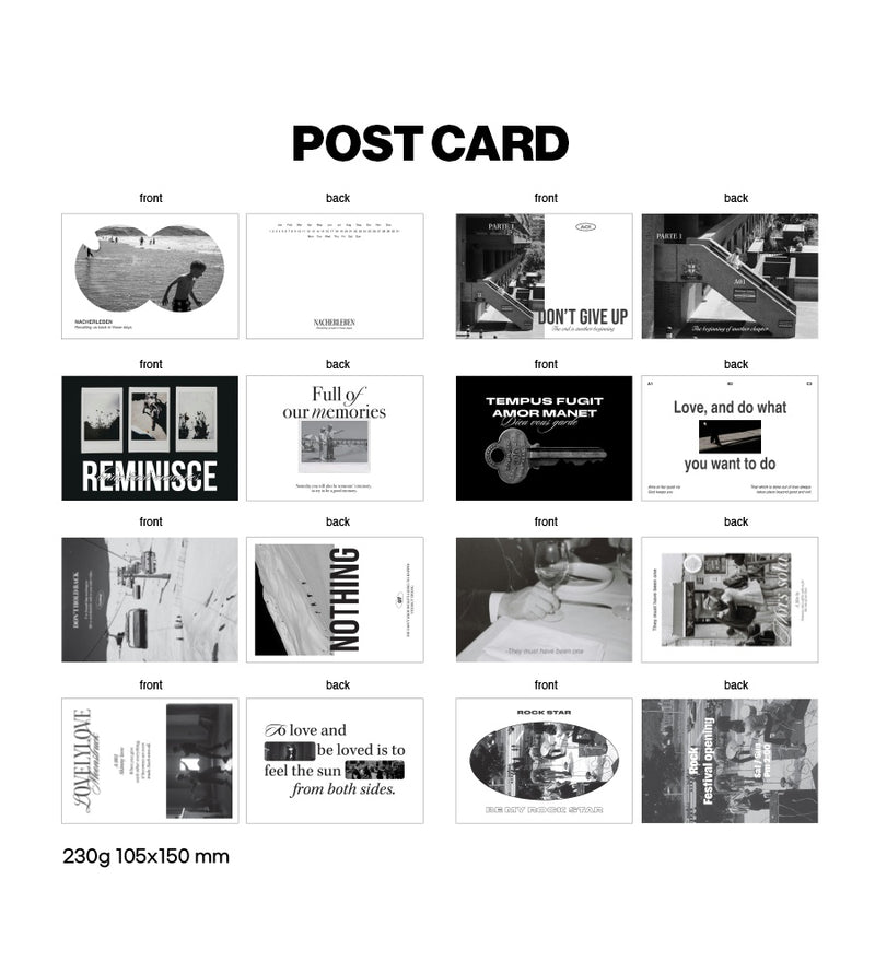 Piece of Mono Postcard & Sticker Pack
