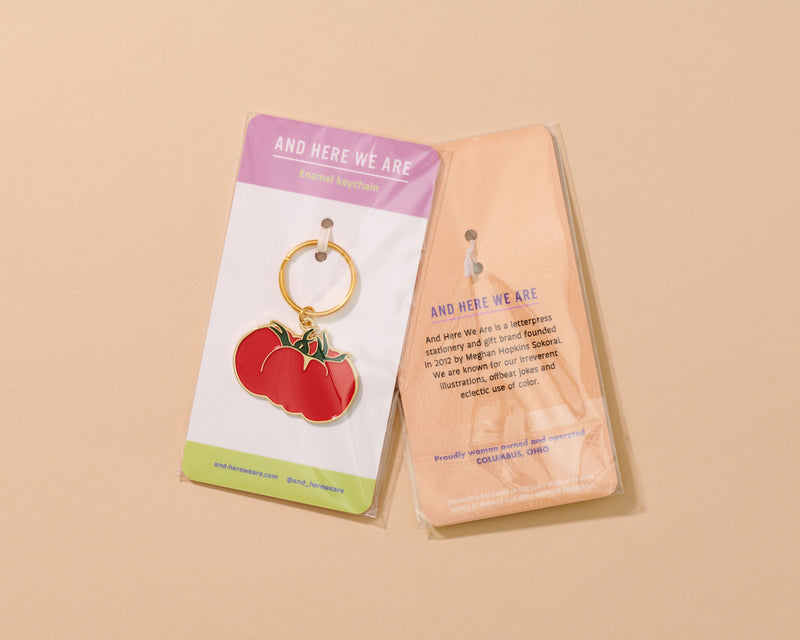 Tomato Keyring